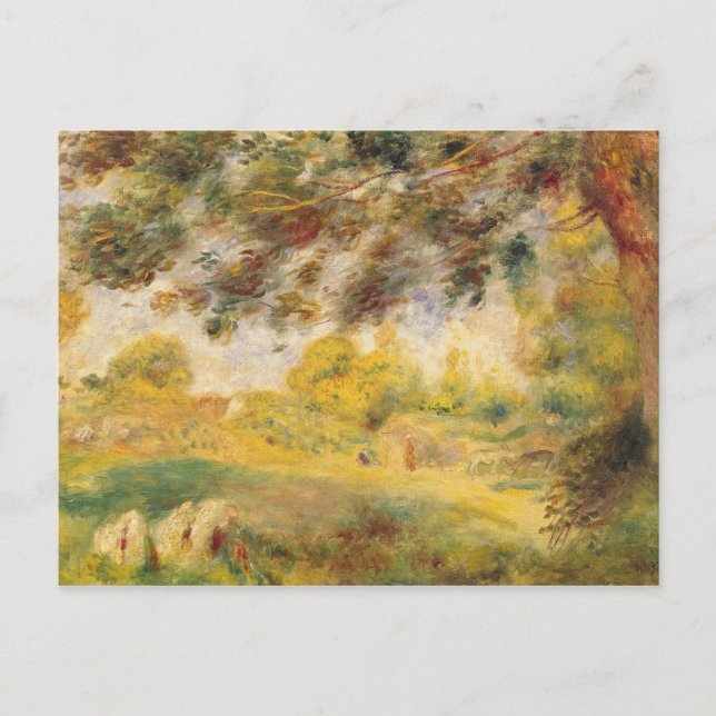 Carte Postale Pierre A Renoir | Paysage du printemps (Devant)