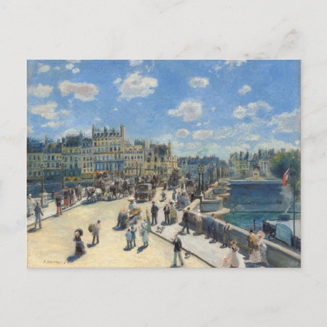 Carte Postale Pierre A Renoir | Pont Neuf, Paris (Devant)