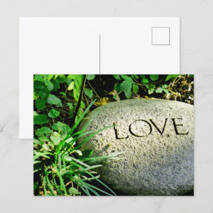 Carte Postale Pierre "Amour"