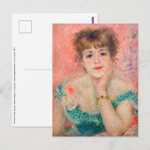 Carte Postale Pierre-Auguste Renoir - Actrice Jeanne Samary