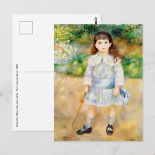 Carte Postale Pierre-Auguste Renoir - Enfant avec un fouet