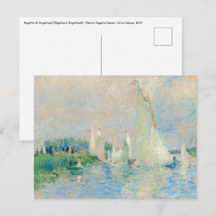 Carte Postale Pierre-Auguste Renoir - Regatta à Argenteuil