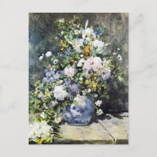 Carte Postale Pierre-Auguste Renoir Vase de fleurs