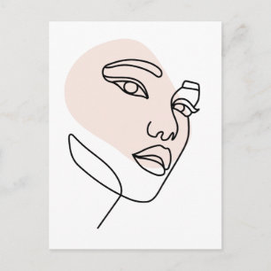 Carte Postale Pierres 2 Abstraites minimes pour une seule ligne 