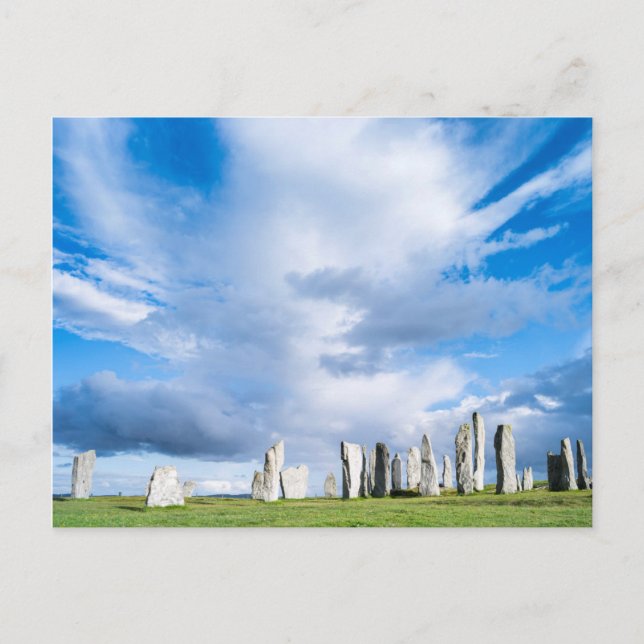 Carte Postale Pierres debout de Callanish 1 (Devant)