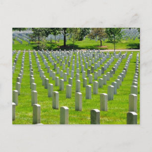 Carte Postale Pierres tombales du Cimetière National d'Arlington