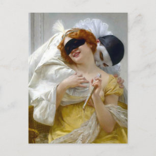 Carte Postale Pierrot and Columbine - Guillaume Seignac