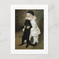Pierrot avec chat, Alexandre Steinlen