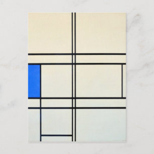 Carte Postale Piet Mondrian Art Moderne