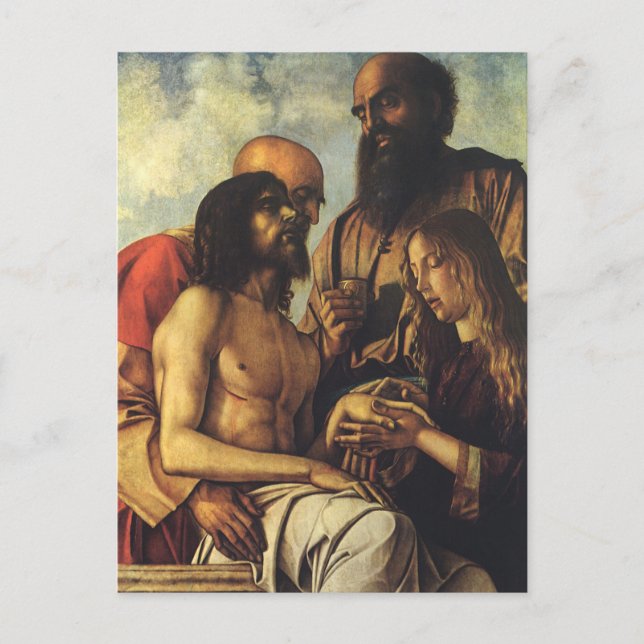 Carte Postale Pieta de Giovanni Bellini, Art Renaissance (Devant)