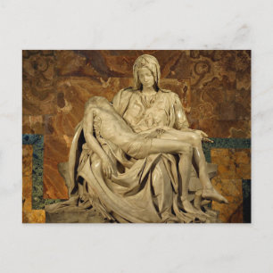 Carte Postale Pieta de Michel-Ange dans la basilique Saint-Pierr