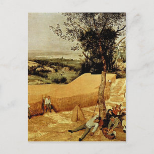 Carte Postale Pieter Bruegel's The Harvesters (1565)