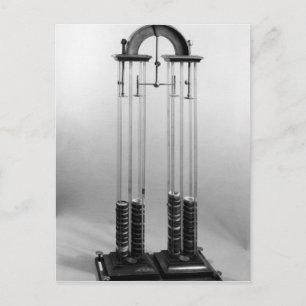 Carte Postale Pieu voltaïque fait pour Jacques Alexandre Charles