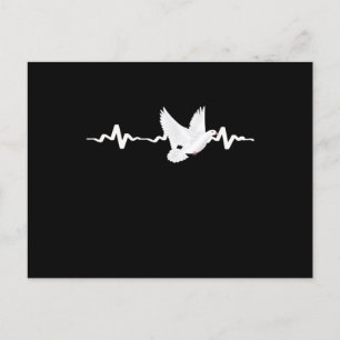 Carte Postale Pigeon Carrier Pigeon Heartbeat