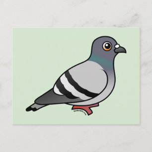 Carte Postale Pigeon Rocher