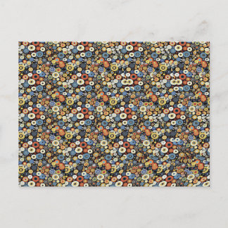 Carte Postale PIGEON Stéréogramme Magic Eye - Sans Enveloppe