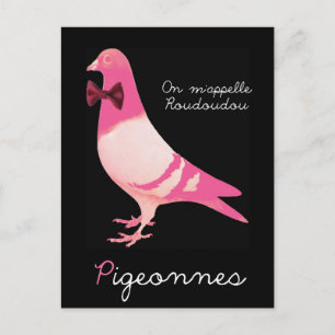 Carte Postale Pigeonnes - On m'appelle Roudoudou