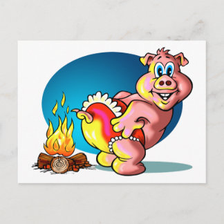 Carte Postale Piglet de dessin