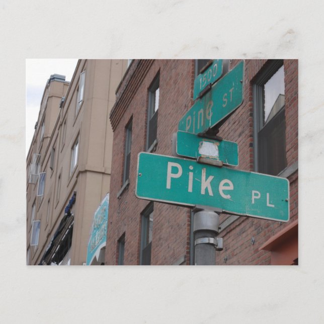 Carte postale Pike (Devant)