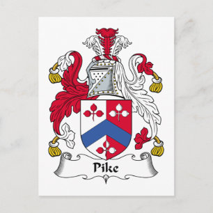 Carte Postale Pike Family Crest