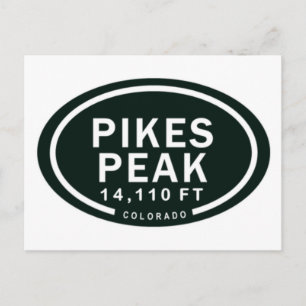 Carte Postale Pikes Peak 4 110 PI Colorado Rocky Mountain