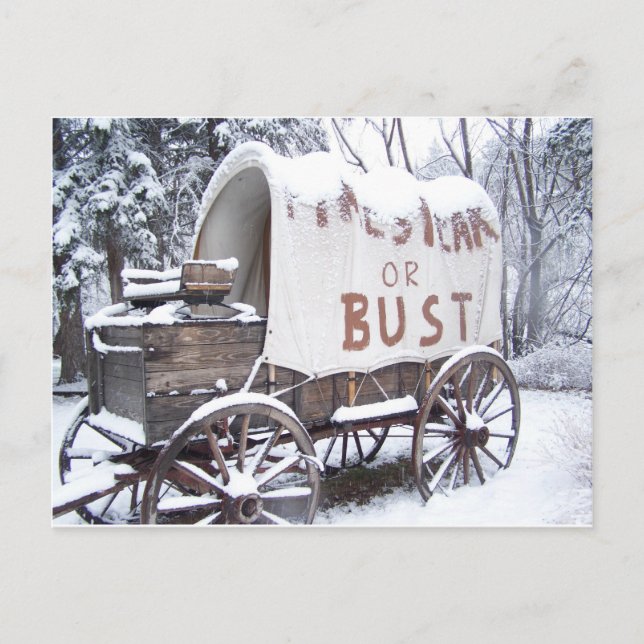 Carte Postale Pikes Peak ou Bust (Devant)