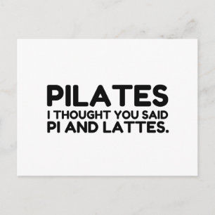CARTE POSTALE PILATES PI ET LATTES