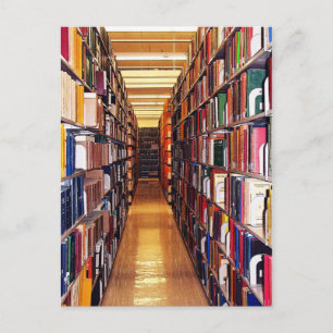 Carte Postale Pile de bibliothèque