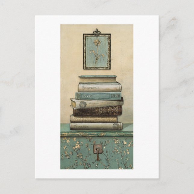 Carte Postale pile de livres (Devant)