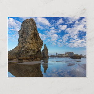 Carte Postale Pile de mer sur la plage de Bandon à Bandon, Orego