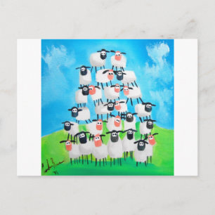 Carte Postale Pile of sheep