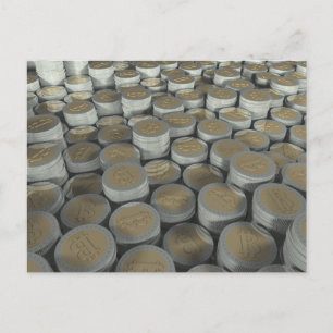 Carte Postale Piles Bitcoin