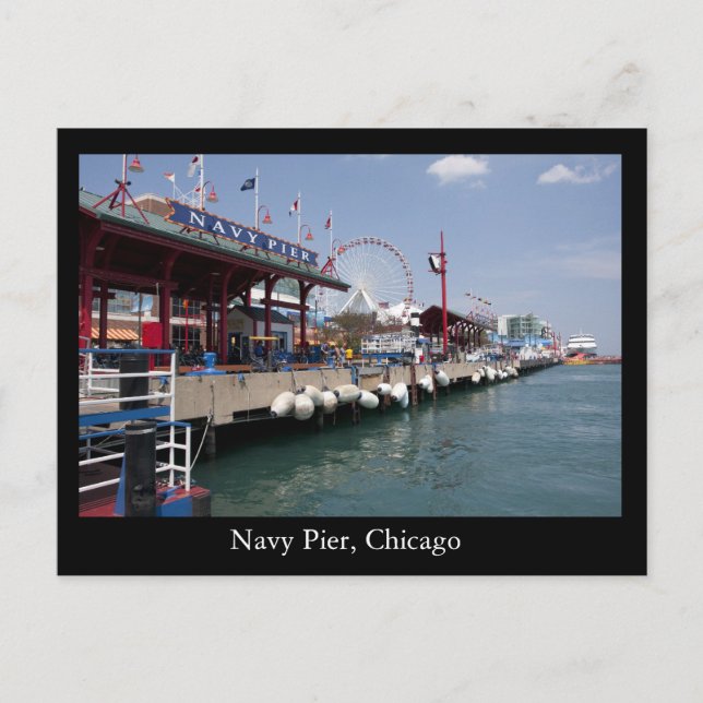 Carte Postale Pilier de marine, Chicago (Devant)