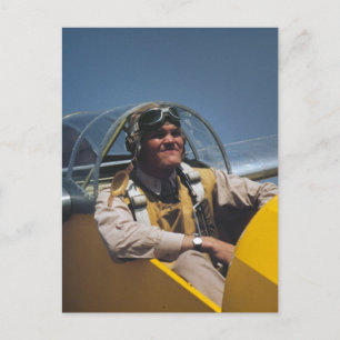 Carte Postale Pilote de planeur, 1942