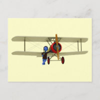 Pilote et biplane