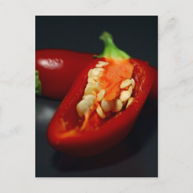 Carte Postale piments, semence morte (Devant)