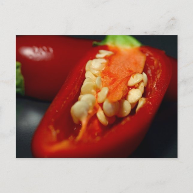 Carte Postale piments, semence morte (Devant)