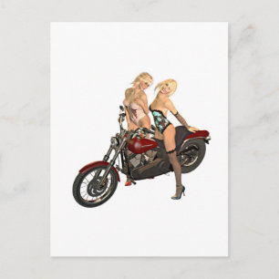 Carte Postale Pin-up moker filles