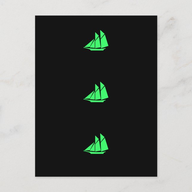 Carte Postale Pince Ocean Glow_Green (Devant)