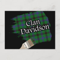 Pinceau Clan Davidson Tartan Écossais