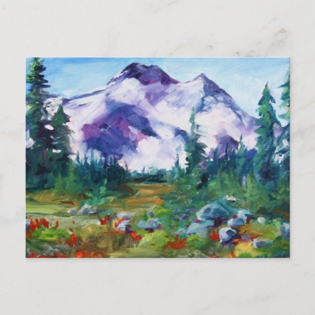 Carte Postale pinceau indien du centre de l'Oregon (Devant)