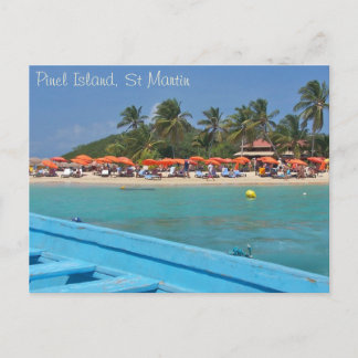 Carte Postale Pinel Island St Martin SXM