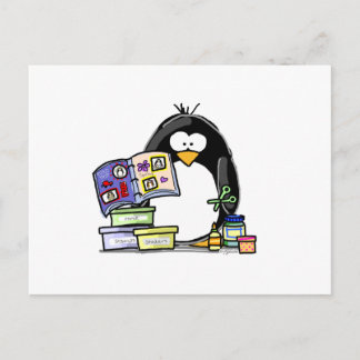 Carte Postale Pingouin de scandale