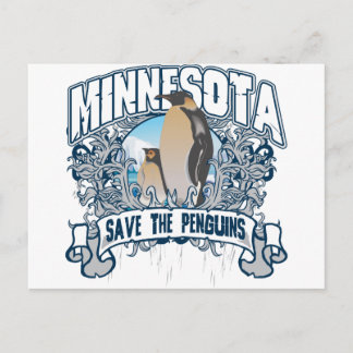 Carte Postale Pingouin Minnesota