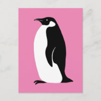 Pingouin rose blanc