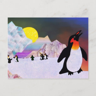 Carte Postale Pingouins