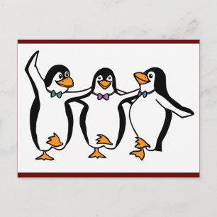 Carte Postale Pingouins