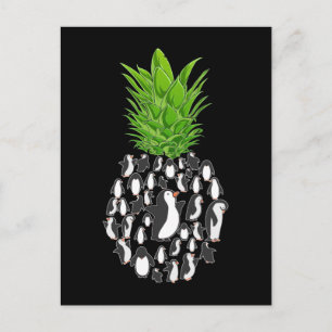 Carte Postale Pingouins d'ananas Hawaii