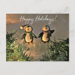 Carte Postale Pingouins de vacances