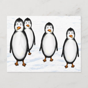 Carte Postale Pinguine